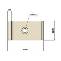 34-030-0 MODULAR SOLUTIONS SUPPORT ANGLE BRACKET 30 SERIES FLOOR FASTENING
